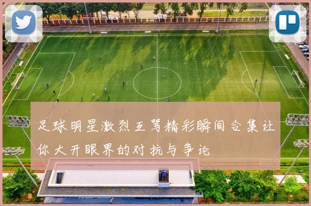 足球明星激烈互骂精彩瞬间合集让你大开眼界的对抗与争论